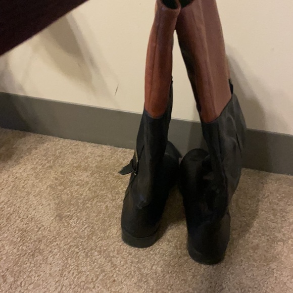 Bamboo two tone riding boots - Picture 5 of 7